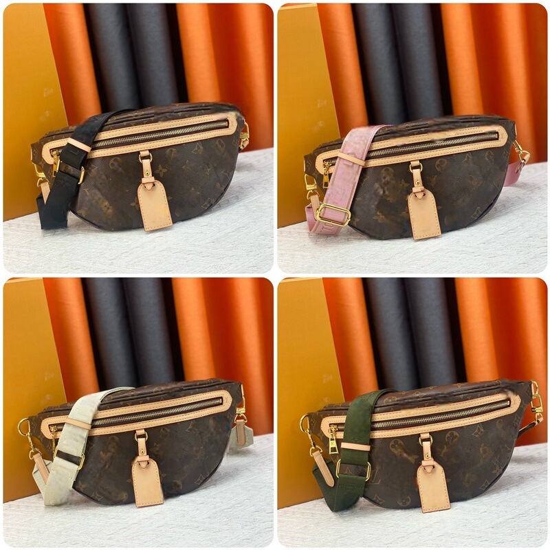 2024 New Vintage Floral Waist Bag, Fashionable Sports Chest Bag, Crossbody Bag for Women, Mini Small Bag, Trendy Versatile Style