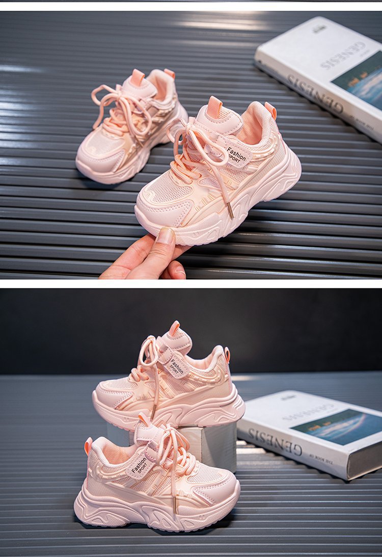 Ventilerande löparskor för barn lätta mesh sneakers för pojkar_voghion.com