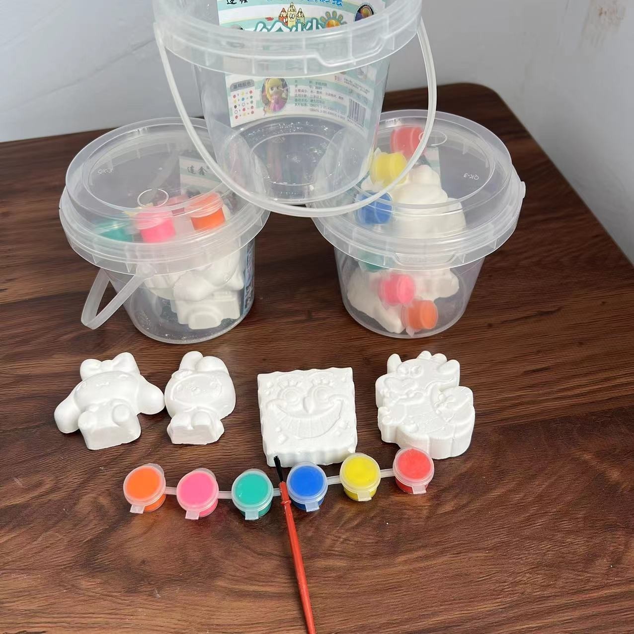 Nuevo feliz dibujos animados dibujos animados burbujas artesanía regalo de recompensa pegatinas de jardín de infantes 3D movimiento tridimensional