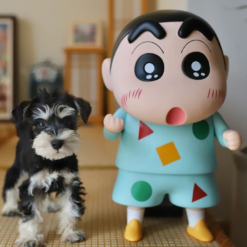 光るクレヨンしんちゃんフィギュア 寝室のベッドサイドに置く可愛いナイトライト タップライト クレヨンしんちゃん置物|undefined