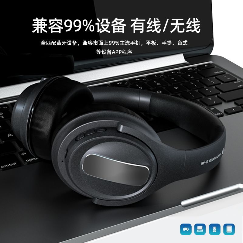 A3i头戴式蓝牙折叠插卡耳机电竞游戏直播降噪5.1无线耳机跨境批发