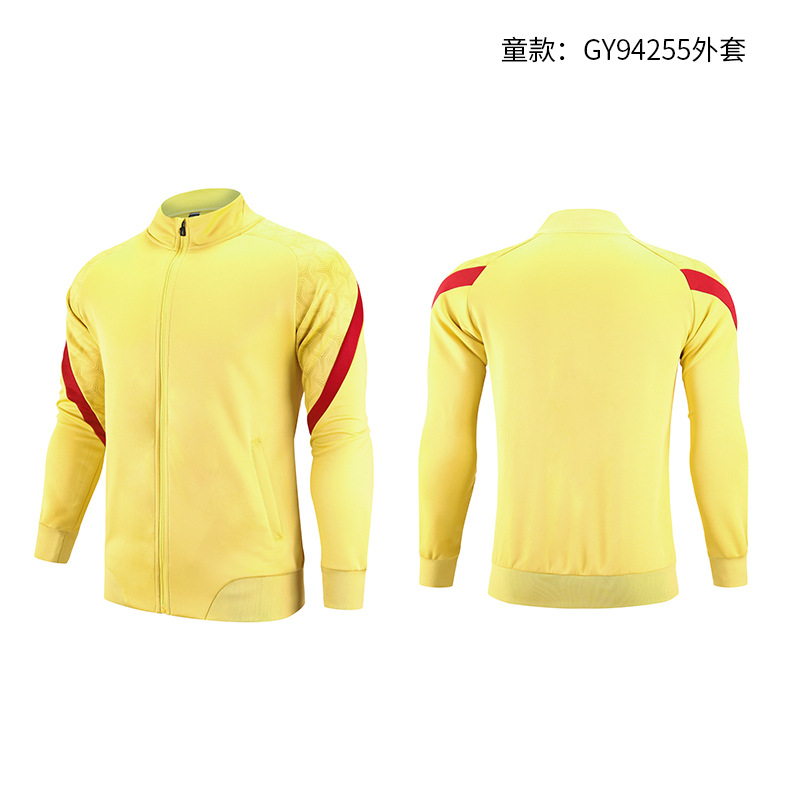 Juegos de otoño y invierno, ropa de equipo, manga de hombro, carrera transfronteriza de dos piezas, traje deportivo de hombre personalizado