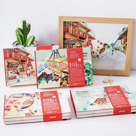Joytop Yuemu Chongqing ультра‑толстое лимитированное издание «Impression Book» A5, городская серия, путевой блокнот