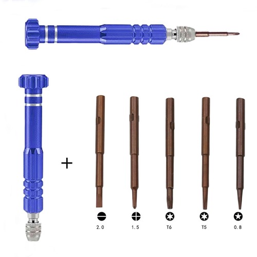Aluminum Alloy Apple iPhone Repair Disassembly Tool Manual Multi-function Five-in-One Screwdriver Set Tool Wholesale