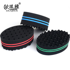 African Magic Curl Sponge Creative Hair Styler Double-Sided with Holes for Oily and Messy Hair Rolls 2