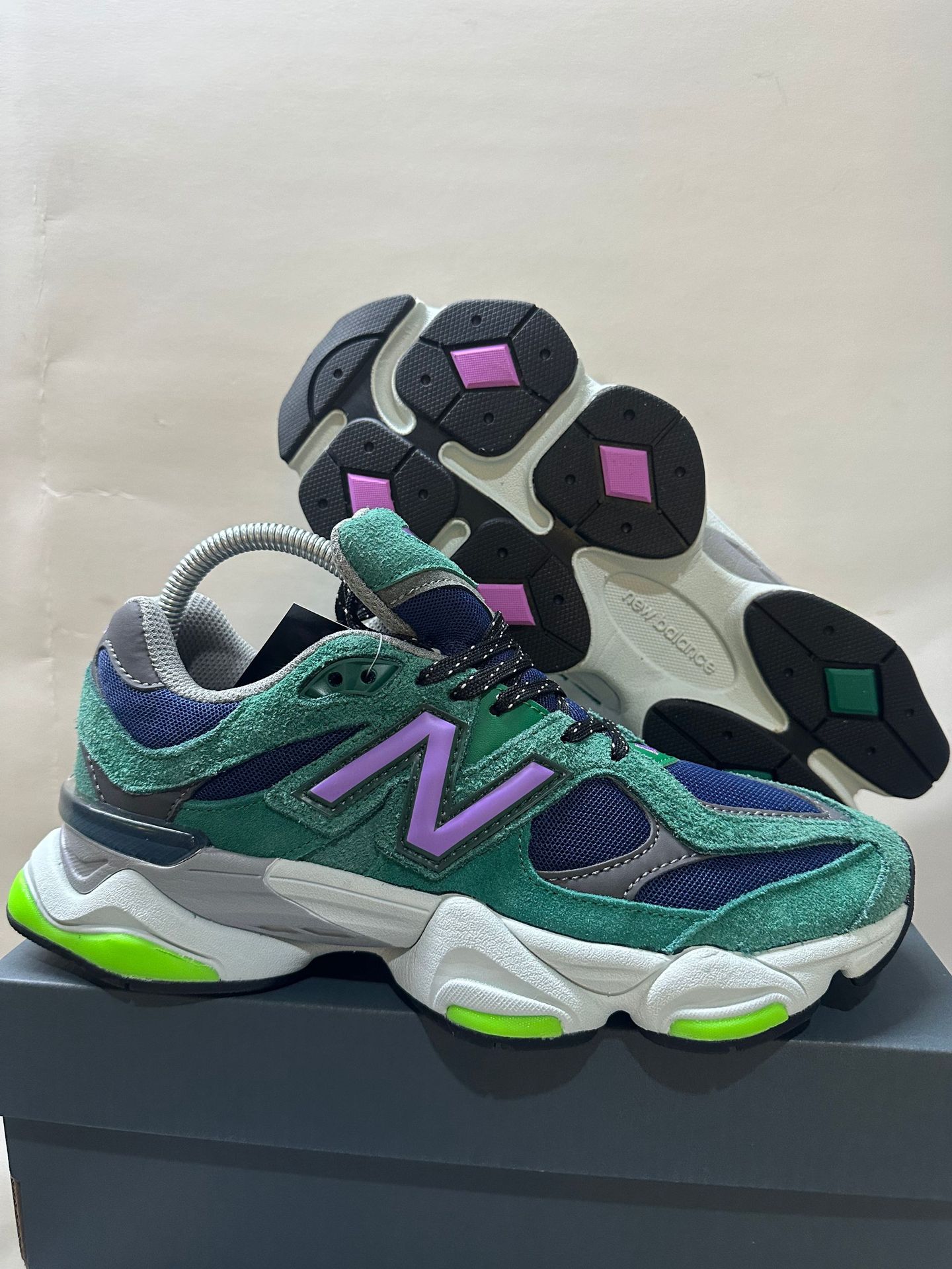 Zapatos Pitian puro comercio exterior original NB9060 tendencia de zapatos de papá retro altura pareja estudiantes hombres y mujeres zapatos deportivos para correr