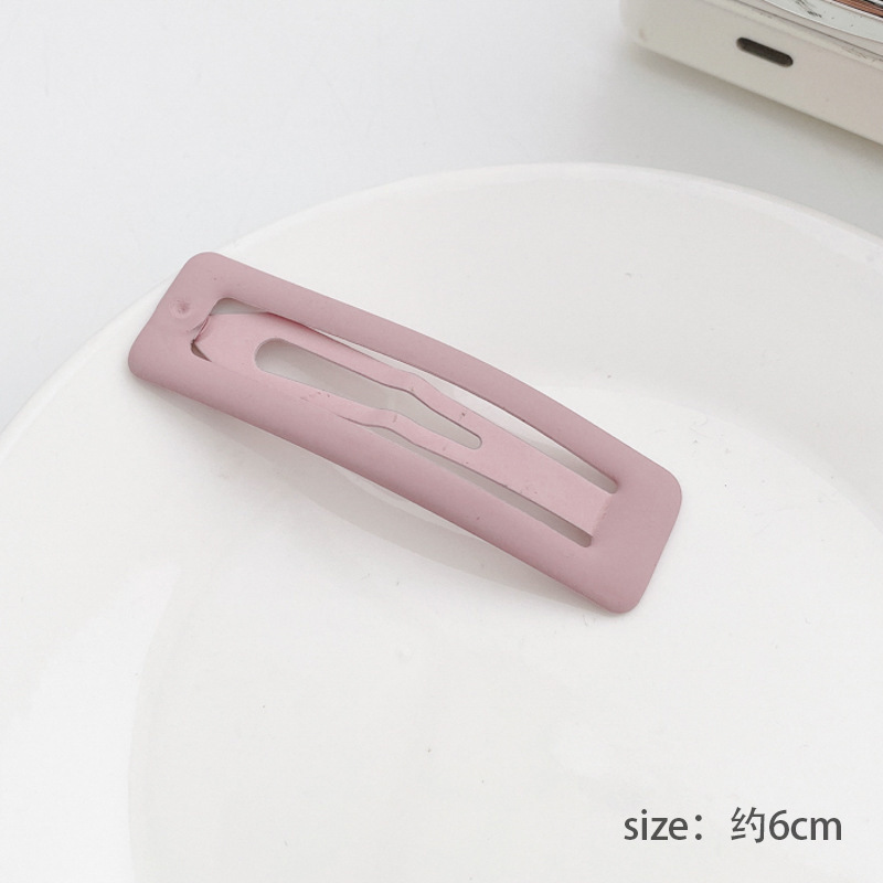 Tablero de Damas blanco y negro Plaid horquilla hembra ins Corea del Sur clip de pico de pato Mori clip sin costuras flequillo lateral clip accesorios para el cabello