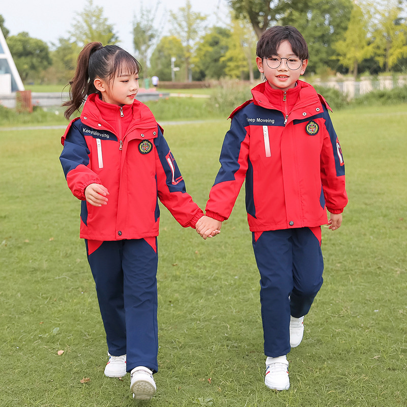 (2개) 5 인조 가을 · 겨울 초등생 교복 폭행 옷 세트 어린이 운동복 세트 교복 학생복