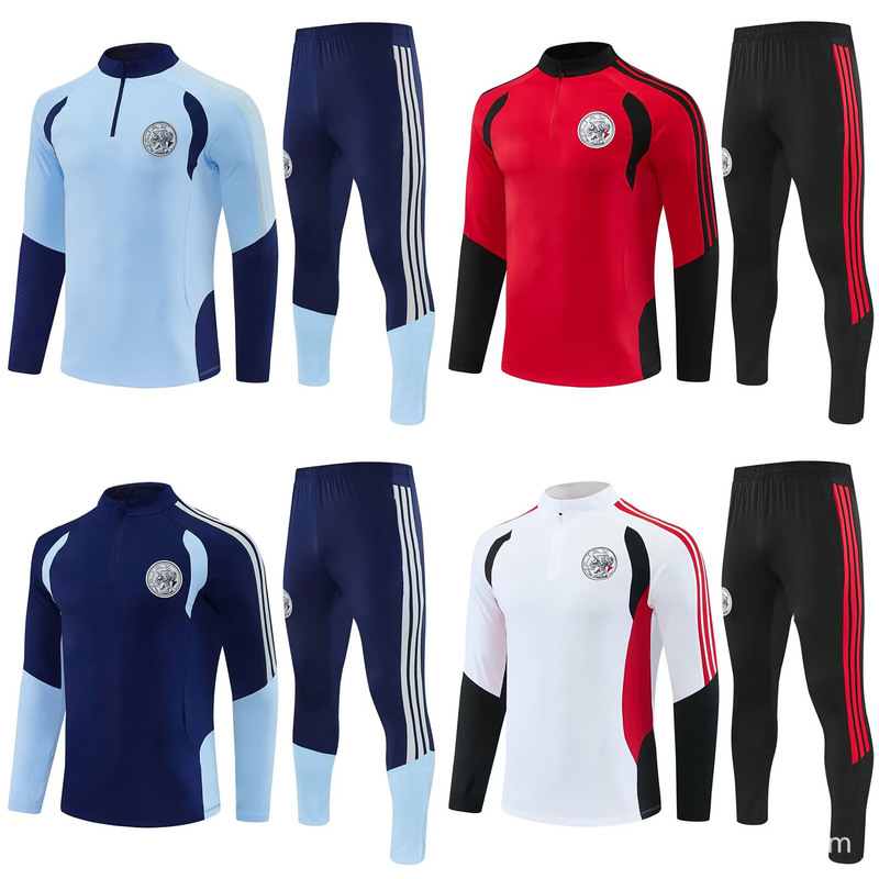 2026 Autumn/Winter Long Sleeve Suit Ajax Football Training Wear Half-Zip Sportswear for Adults and Children Foreign Trade 2026 Autumn/Winter Long Sleeve Suit Ajax Football Training Wear Half-Zip Sportswear for Adults and Children Foreign Trade