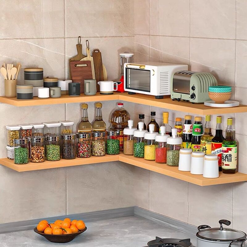 No-Drill Wall-Mounted Shelf Kitchen Tile Partition Shelf Wall Bookshelf Wall-Mounted Storage Rack No-Drill Wall-Mounted Shelf Kitchen Tile Partition Shelf Wall Bookshelf Wall-Mounted Storage Rack