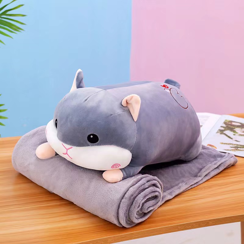 누워있는 햄스터 그레이 50cm