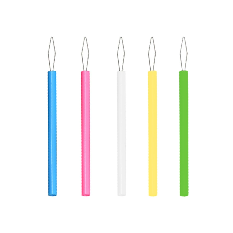 Трансграничный пластиковый Нитевдеватель с длинной ручкой, игольчатый Нитевдеватель, бытовая DIY швейная коробка, аксессуары, быстрый Нитевдеватель