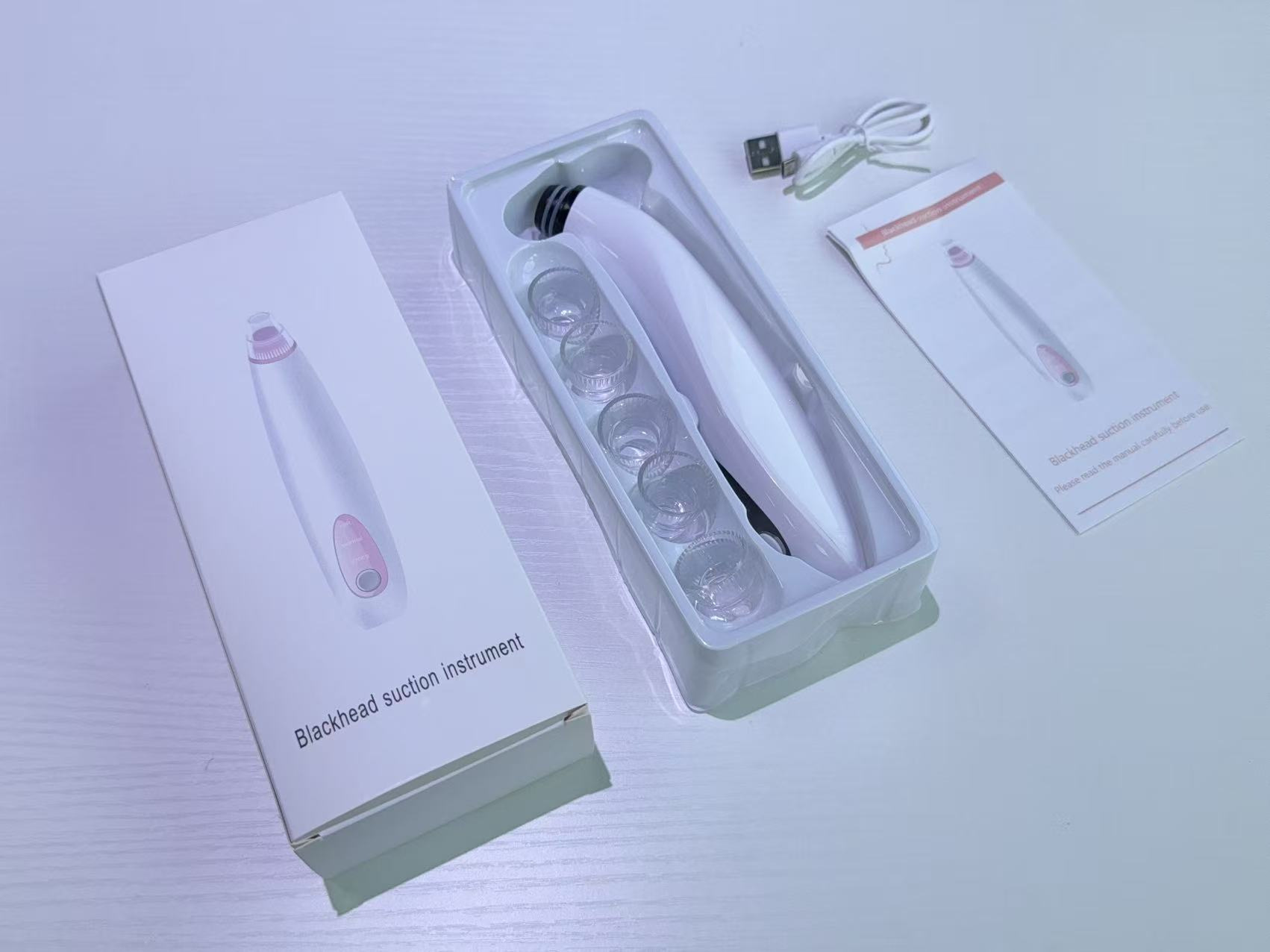 Visual Blackhead Remover Pore Extraction Device Electric Blackhead Suction Instrument Acne Cleansing Beauty Apparatus