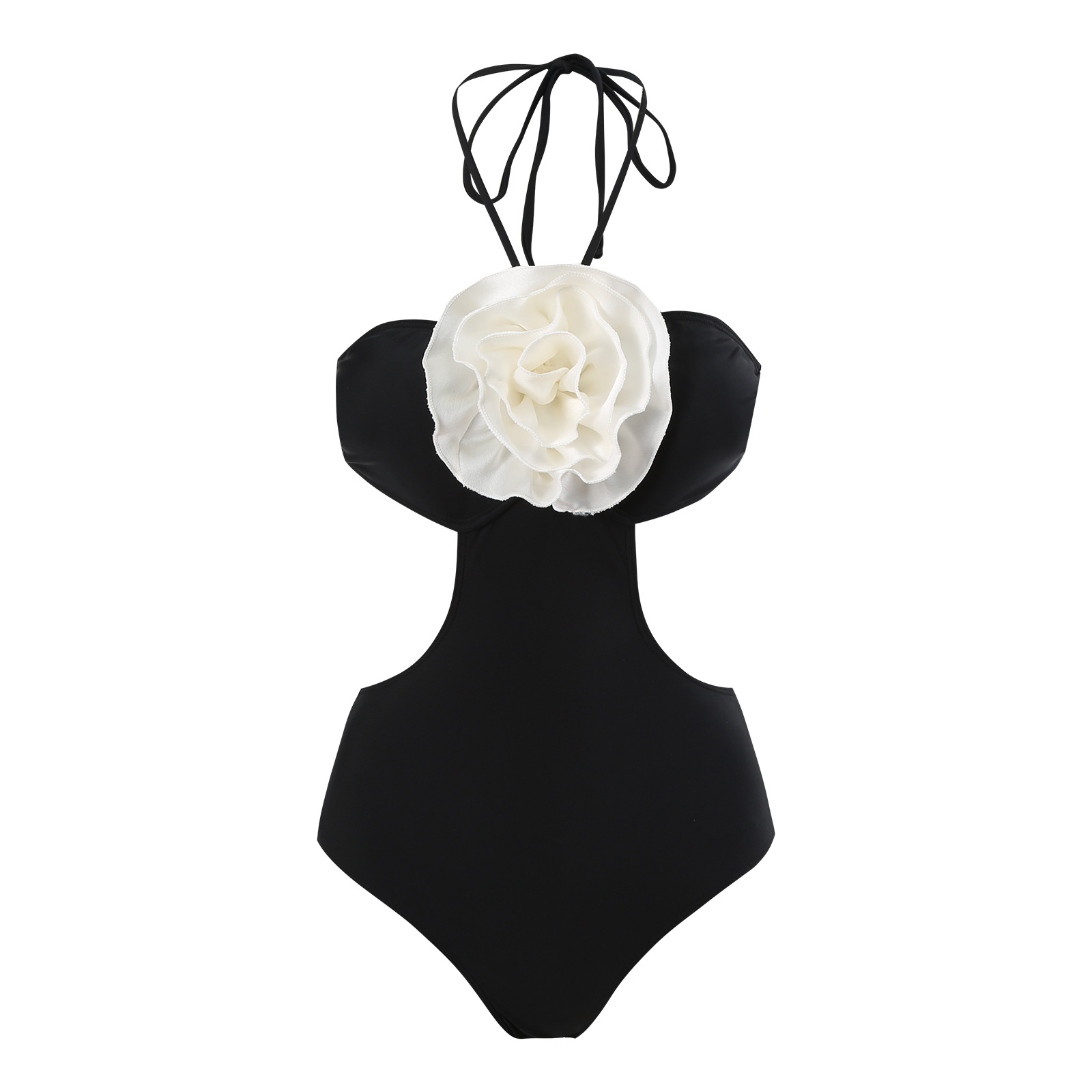 Women's Lady Modern Style Solid Color 1 Piece One Piece Swimwear display picture 1