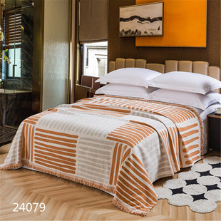 Hotel supplies linen bed end towel, bed flag, bed end pad, bed cover price concessions