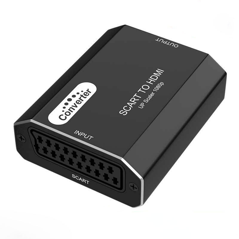 Scart to HDMI Converter HDMI High-Definition 1080P Old Game Console Dvd Player Adapter
