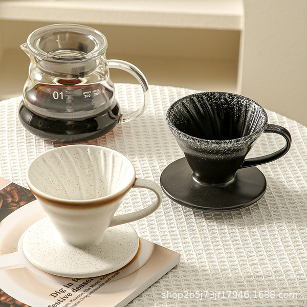 Ceramic coffee set