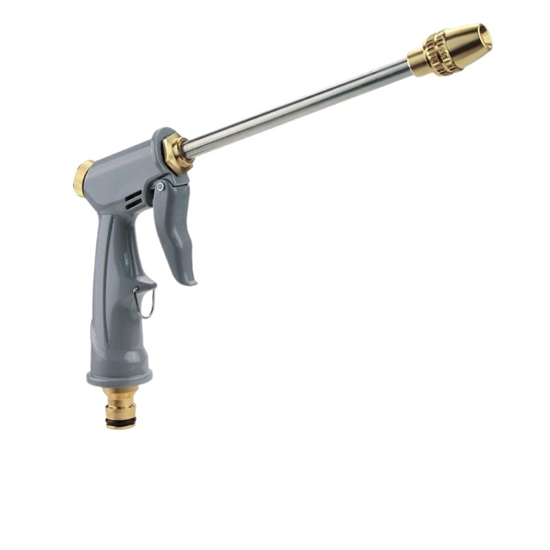 Fabricante de origen, lavadora de automóviles de alta presión para el hogar, pistola de agua, herramientas de jardín, riego, lavado de flores, pistola de agua de poste largo, artefacto de descarga de automóviles