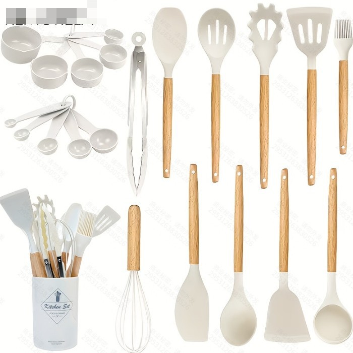 Edición luz utensilios de cocina 17 unidades traje medición espátula barril herramientas Cocina