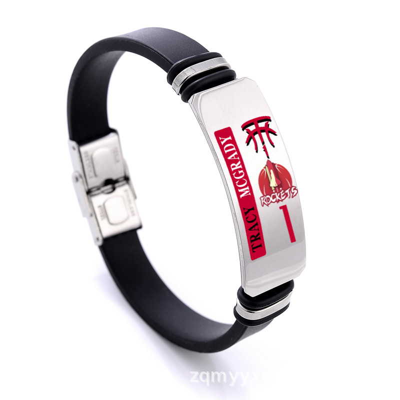 스테인리스 스틸 팔찌 (실버 컬러 일러스트) 맥디