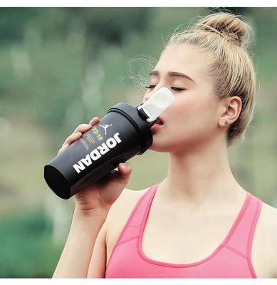 Shaker Bodybuilding stir Protein powder Milk shake Plastic Water cup motion Portable capacity student glass