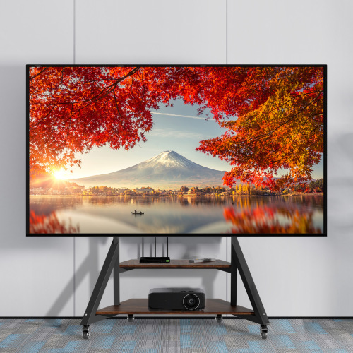 UNHO Mobile TV Stand 40-100 Inch Large Floor Standing TV Mount Teaching Conference Electronic Whiteboard Mount