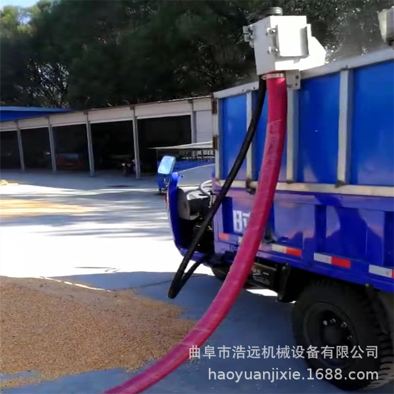 马路散玉米小麦自动化软管抽料机中驱动弹簧蛟龙吸粮机抽沙机图片