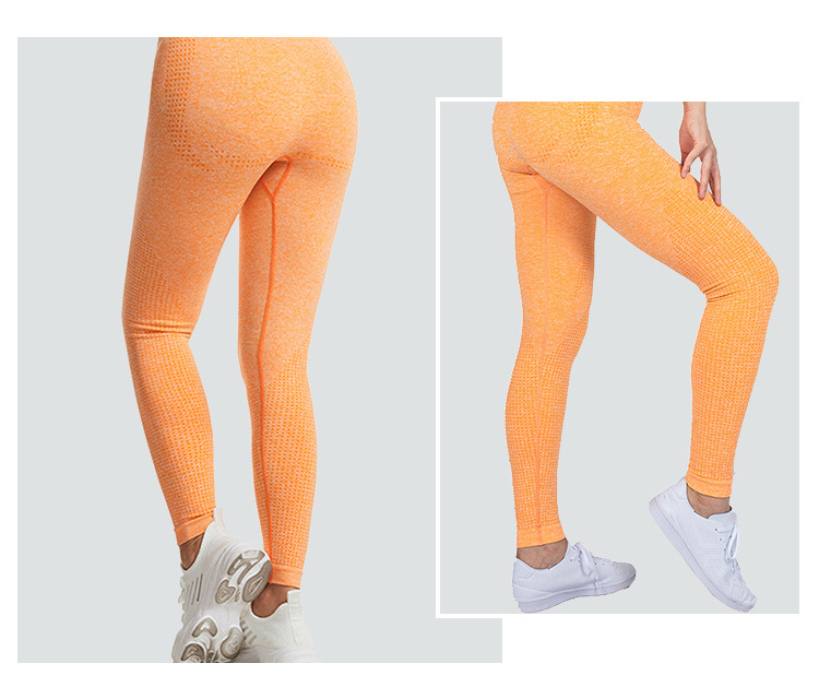 Simple Style Classic Style Solid Color Chemical Fiber Blending Nylon Active Bottoms Leggings display picture 2