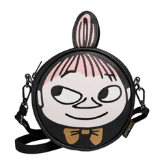 漫画かわいいムーミンレザーメッセンジャーバッグショルダーバッグ収納袋日常多用途ポータブル女性のバッグ