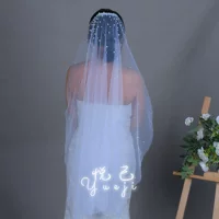 Yueji корейская свадебная жемчужная пряжа верхняя зашифрованная однослойная расческа для волос свадебная пряжа для волос YJV180