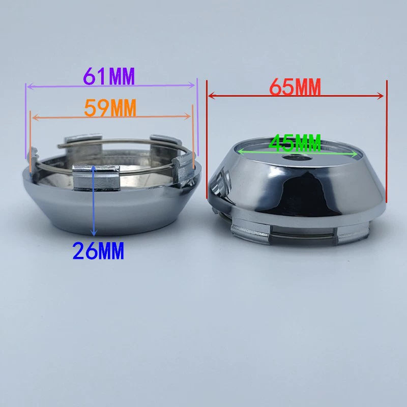Модифицированная Центральная Крышка Ступицы выпуклая высокая крышка Коническая крышка колеса Внешний диаметр 65 мм внутренний диаметр 59 мм зажим 61 мм маленькая крышка колеса