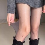 波点丝袜防勾丝连裤袜超薄0d高透jk白丝袜子女秋冬季打底裤袜黑丝