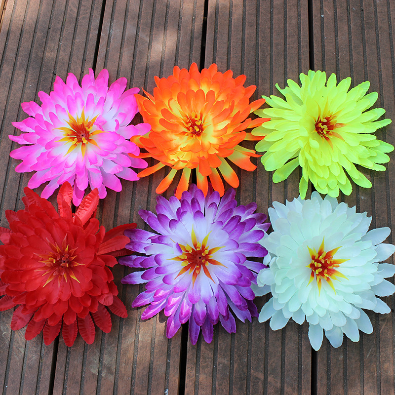 绢花假菊花清明花便宜扫墓花电子花圈用花拱门花墙摄影背景花菊花