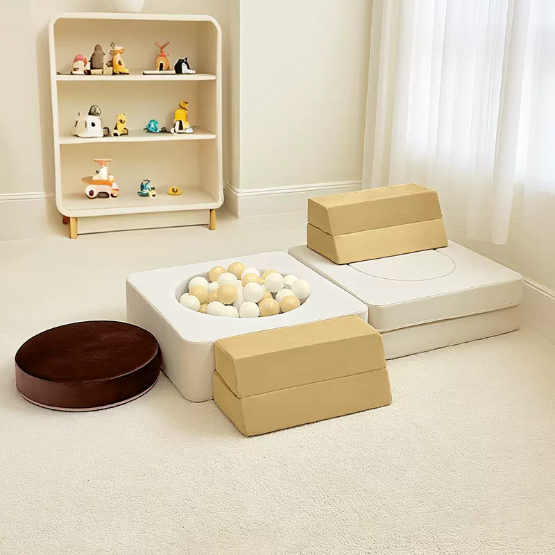 热销压缩组合拼接沙发儿童高密度海绵沙发布艺积木多功能球池沙发