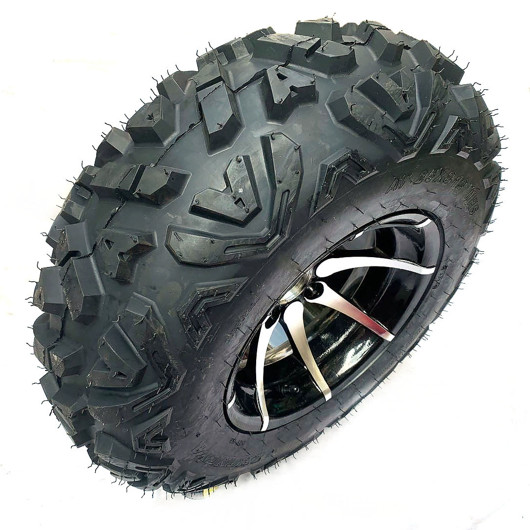 Четырехколесный картон Big Bull ATV 25X8- 12inch Покрышка с Алюминиевыми колесами