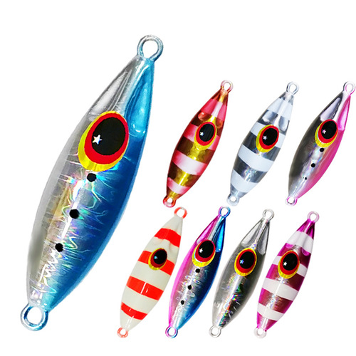Shore casting iron plate small honeybee glow slow swing artificial lure sea fishing slow sink mackerel iron plate boat fishing bait Slow Bee jig