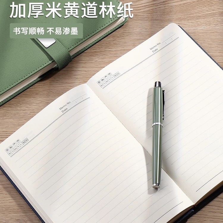 Cuaderno de negocios cuaderno de trabajo cuaderno de notas cuaderno de notas exquisita caja de regalo simple de alta calidad