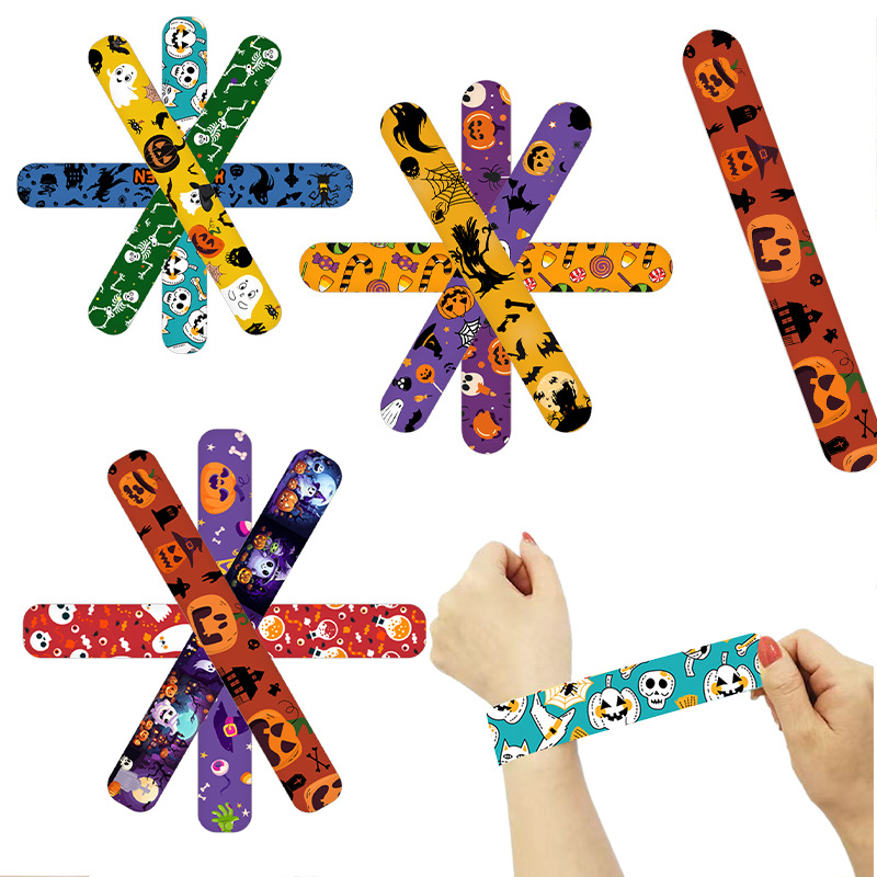 Amazon nuevo Halloween fantasma festival collar fantasma esqueleto temático de terror pulsera aplaudiendo