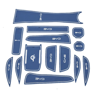 Anti-slip mat Slot Mat Storage Water Cup - seagull-14-piece-door-trough-pad-set-dark-blue