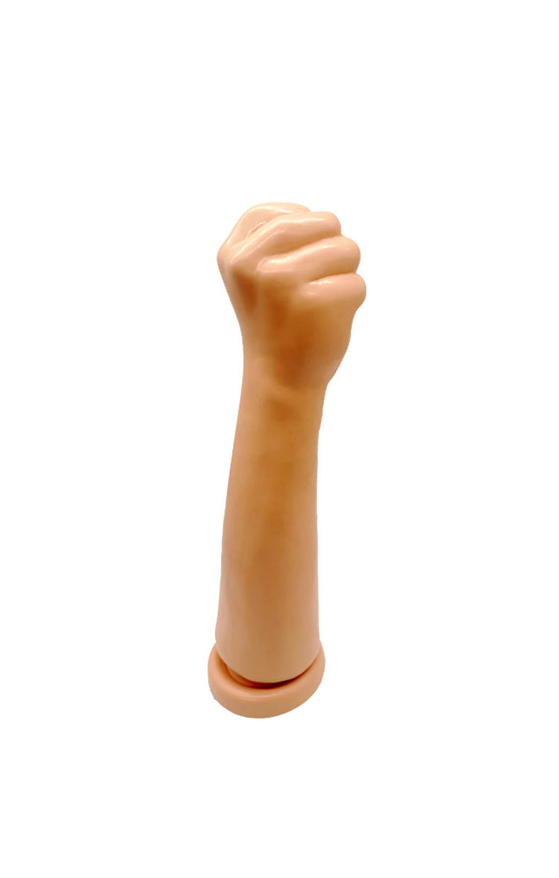 Fist-Shaped Anal Plug PVC Black High-Simulation Anal Expander Toy — detail image 6
