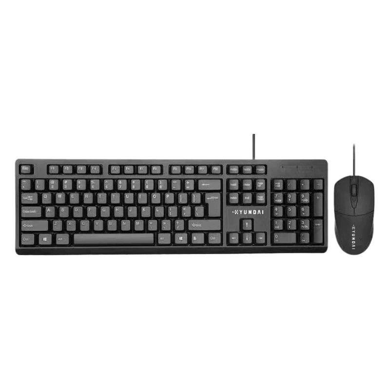 Набор проводной клавиатуры и мыши Fangzheng KM110 для ноутбуков, настольных компьютеров, офиса и игр.