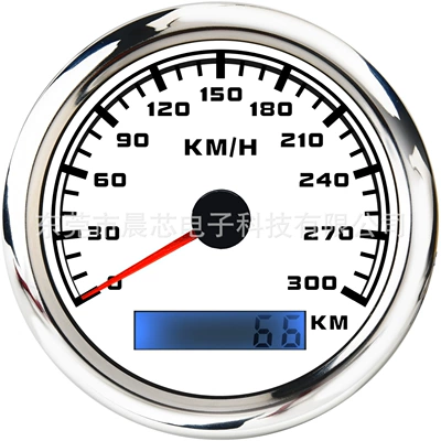 Other vehicle instruments Gps Pointer Speedometer - cx8196-white-plate-300km