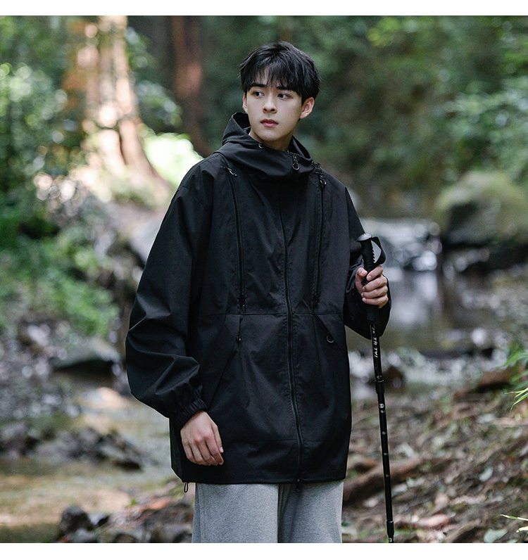 Autumn New Outdoor Mountaineering Clothing Waterproof Stormtrooper and Women's Same Style Multi Zipper workwear Jacket_voghion.com