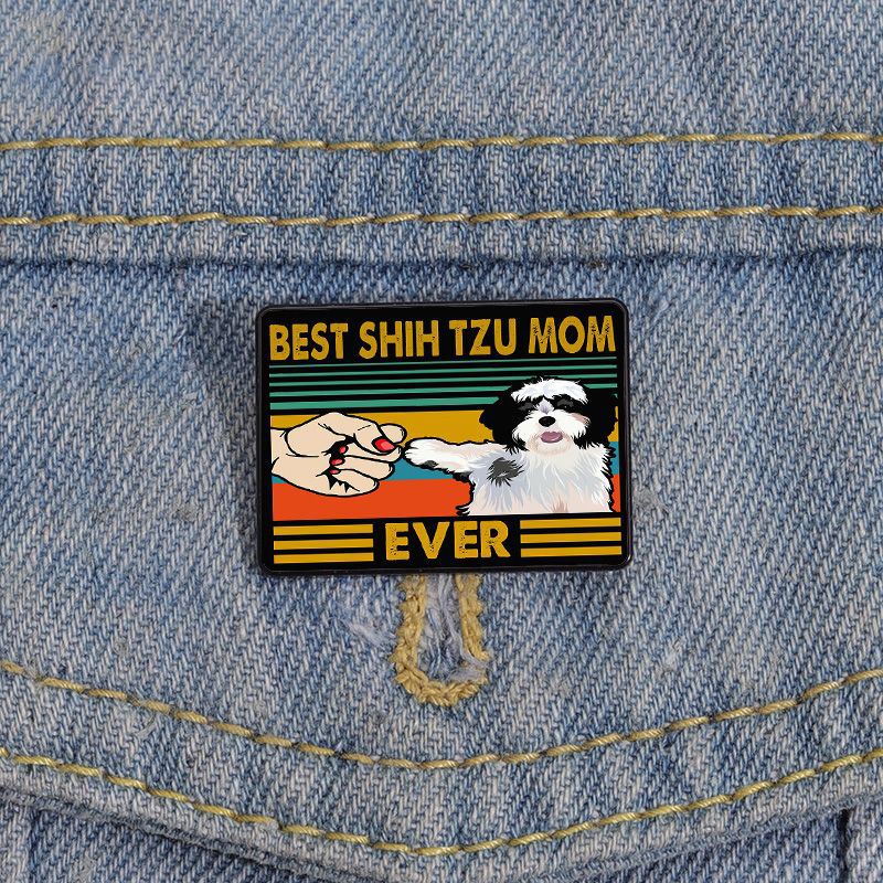 Brooches Classification Cute Pin Animal Cartoon Mixed Materials Printing Unisex Brooches