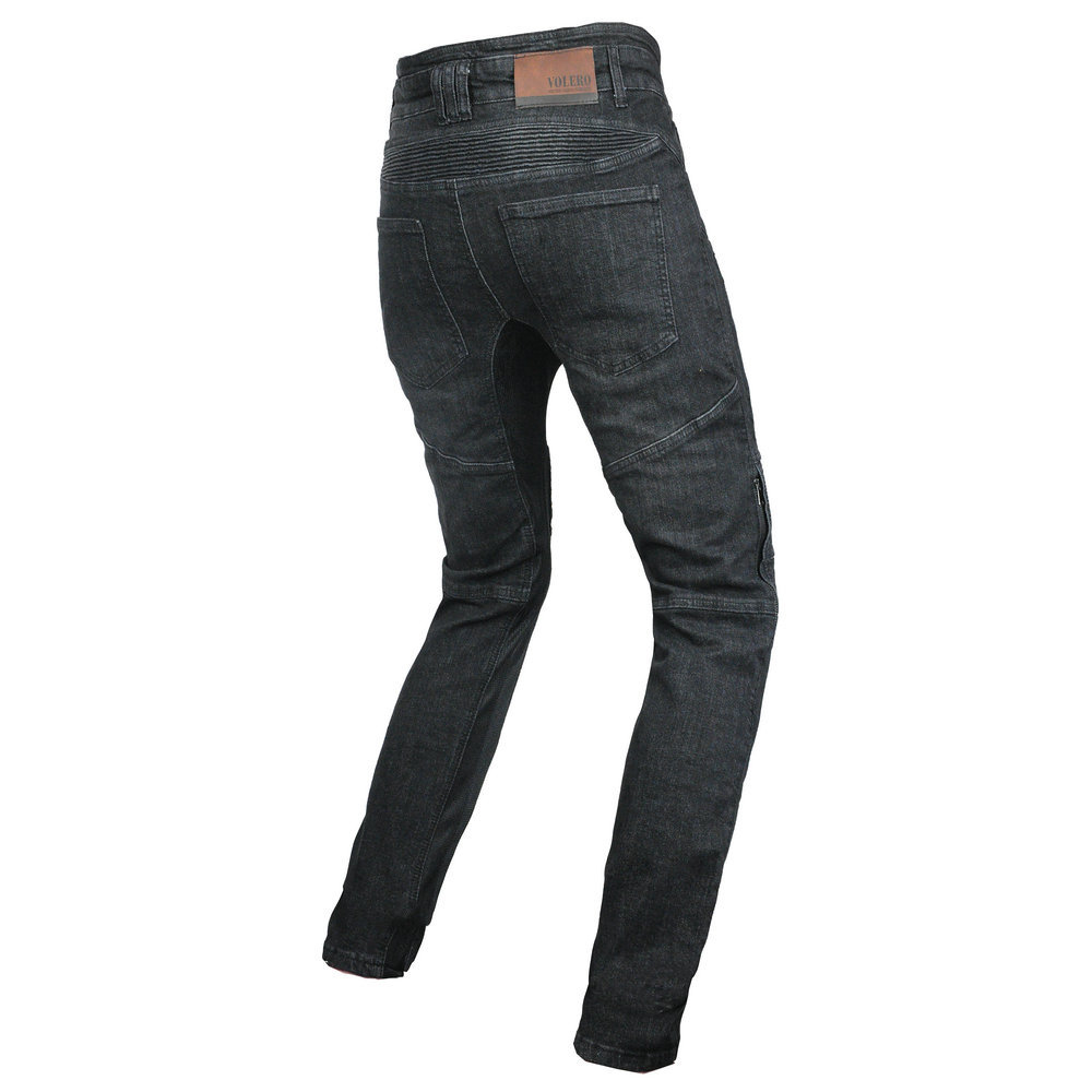 Volero motocicleta jeans hombres verano transpirable alta cintura pantalones de montar Kevlar alargado equipo protección