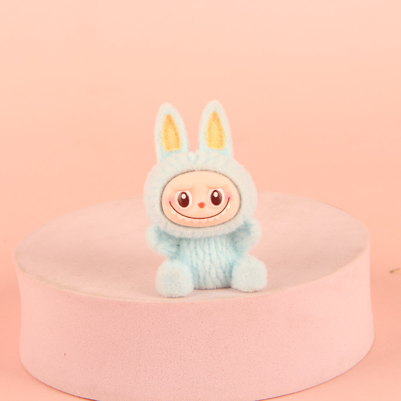 かわいいトレンディな植毛ラブ布羊の装飾品樹脂 diy ジュエリーアクセサリー人形マイクロ風景小さな装飾品ギフト|undefined