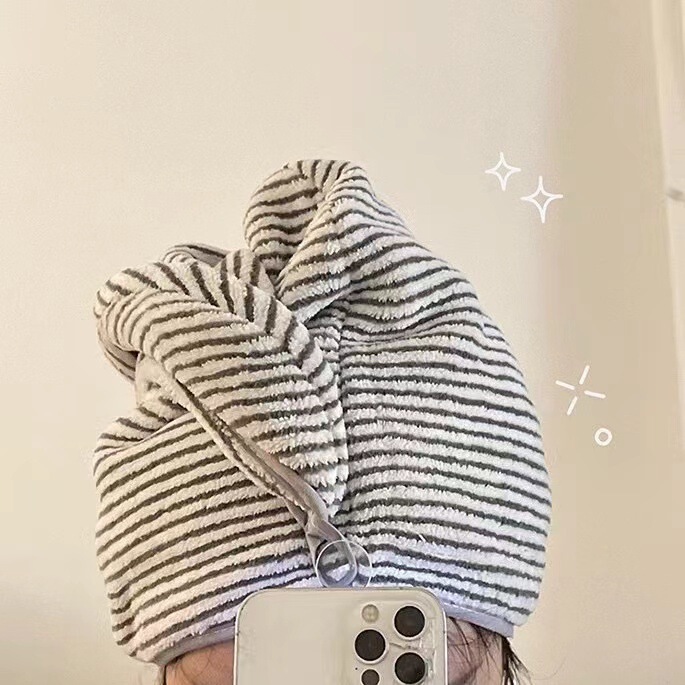 Bamboo Charcoal Dry Hair Cap Water Absorbent Super Hair Shower Cap Towel Women's Thickened Adult Long Hair Wipe Headband Quick-drying Bamboo Charcoal Dry Hair Cap Water Absorbent Super Hair Shower Cap Towel Women's Thickened Adult Long Hair Wipe Headband Quick-drying