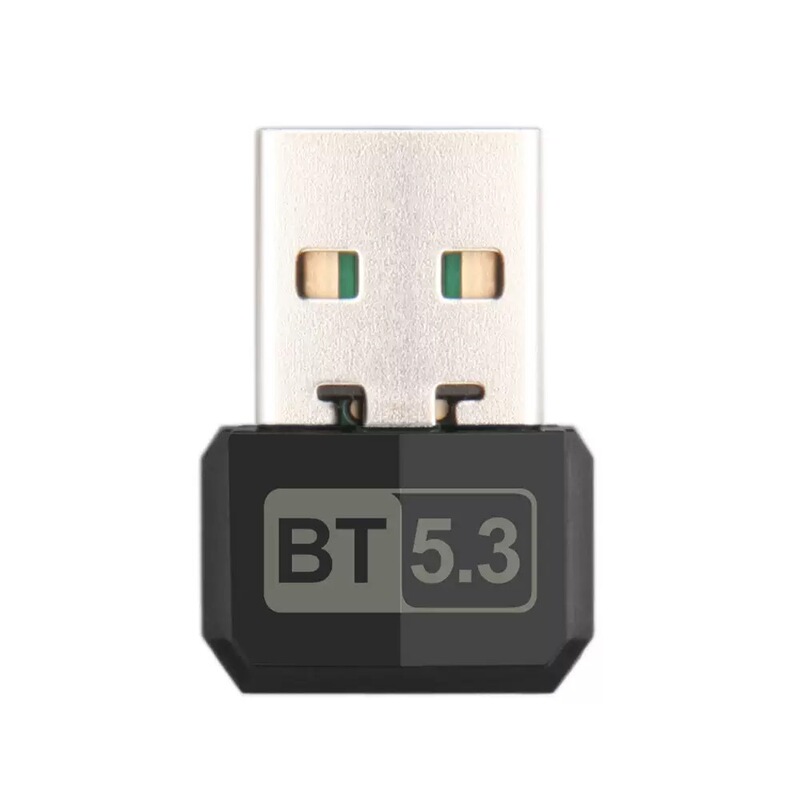 5.3 Bluetooth Adapter USB Driver-Free Desktop Computer Headset Audio Mouse Bluetooth 5.3 Receiver Transmitter