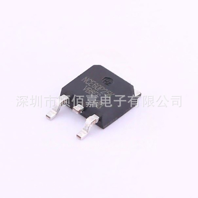 全新原装 NCE60P25K 封装TO-252 P沟道 60V/25A MOSFET场效应管