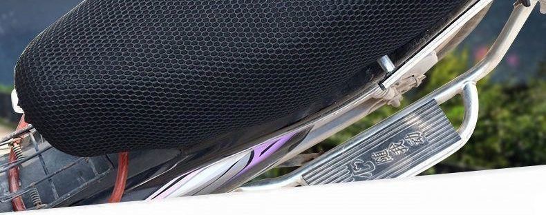Electric vehicle seat covers wholesale, motorcycle seat cushions suitable for seats, breathable, waterproof, sun-proof mesh covers, heat-insulating for electric bikes